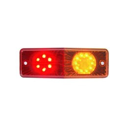 Lampa zespolona tylna, 12V-24V + przewody 200cm YLY-S 4x0,75mm2, diody 487, W072UD WAŚ