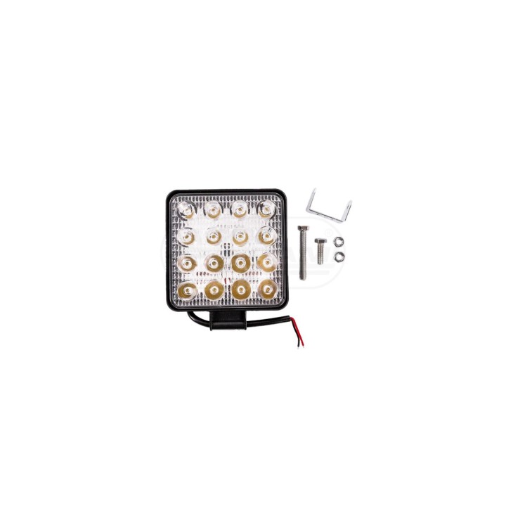 Lampa robocza kwadratowa LED 10-30V 16x3 LED BLW010/20