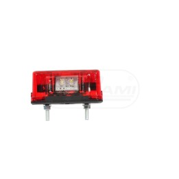 Lampa tylna zespolona, 12V-24V + przewody 20cm LgY-S 0,75mm2, diody 245, W53 WAŚ