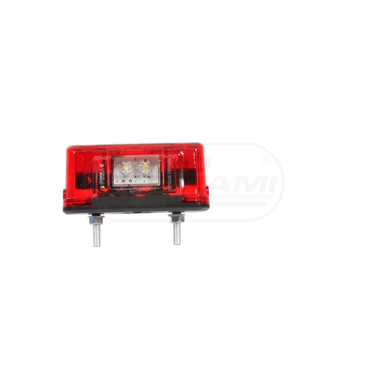 Lampa tylna zespolona, 12V-24V + przewody 20cm LgY-S 0,75mm2, diody 245, W53 WAŚ