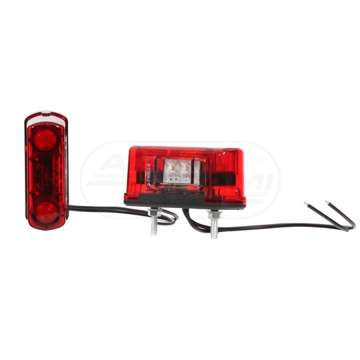 Lampa tylna zespolona, 12V-24V + przewody 20cm LgY-S 0,75mm2, diody 245, W53 WAŚ