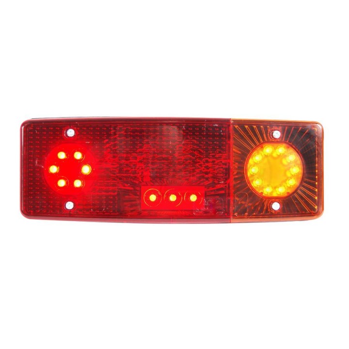 Lampa zespolona tylna prawa, 12V-24V + przewody 200cm YLY-S 4x0,75mm2, diody 480, WE549DP WAŚ