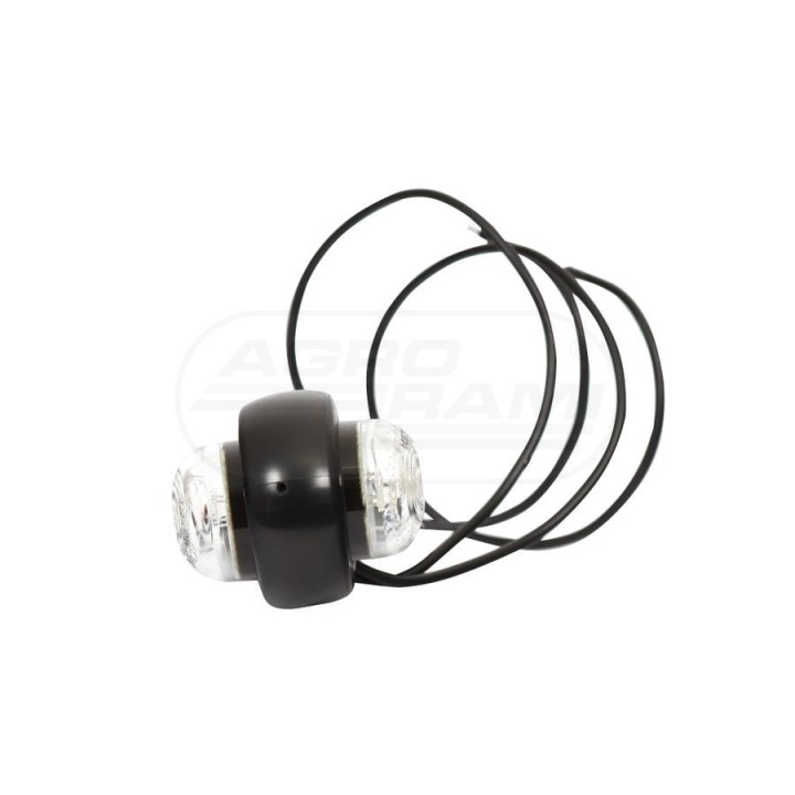 Lampa zespolona obrysowa przednio-tylna, 12V-24V + przewody 35cm LgY-S 0,75mm2, diody 125, W23 WAŚ