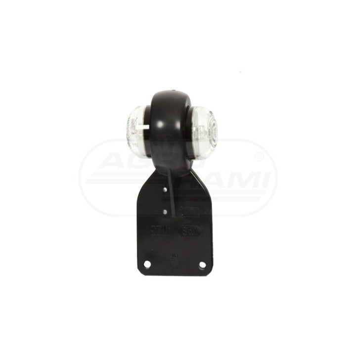 Lampa zespolona obrysowa przednio-tylna, 12V-24V + przewody 35cm LgY-S 0,75mm2, diody 125, W23 WAŚ