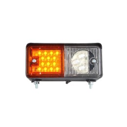 Lampa zespolona przednia lewa, 12V-24V + przewody 185cm YLY-S 4x0,75mm2, diody 489, W06DL WAŚ