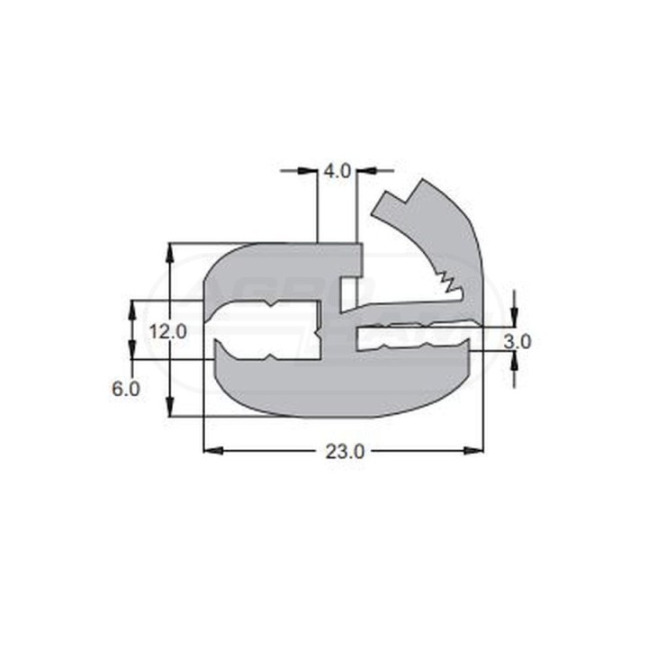Uszczelka okienna - paczka 20 mb. TB PRODUKT POLSKI