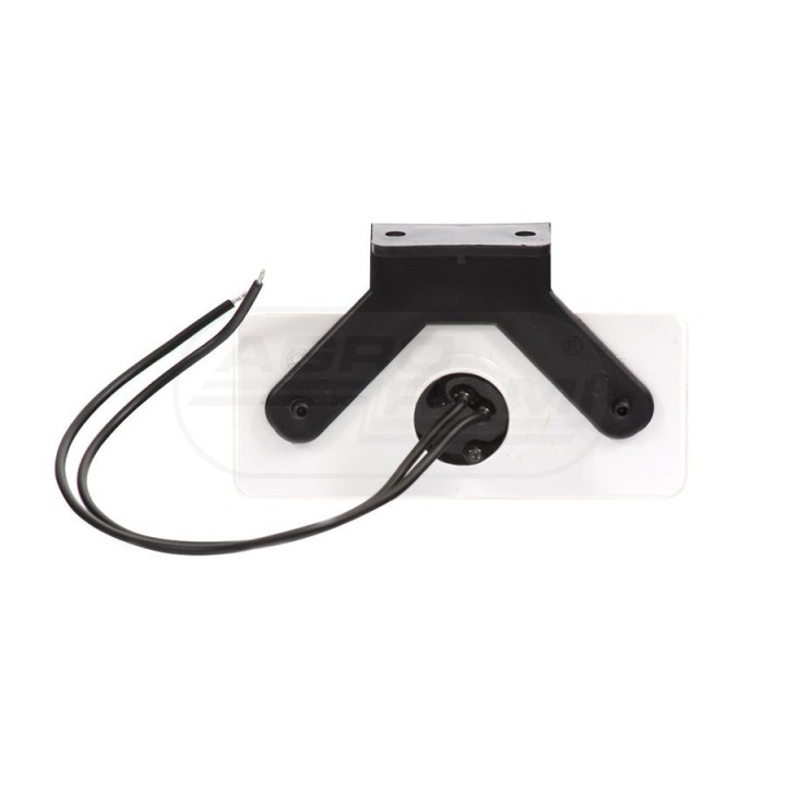 Lampa zespolona obrysowa przednia, 12V-24V + przewody 22cm LgY-S 0,75mm2, diody 105Z, W17D WAŚ