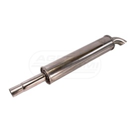 Tłumik okrągły gięty wylot INOX 42102070 INOX , 95362 POWER SILENCER