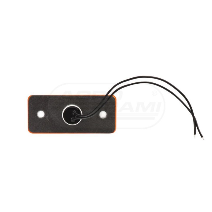 Lampa zespolona pozycyjna boczna, 12V-24V + przewody 22cm LgY-S 0,75mm2, diody 101Z, W17D WAŚ