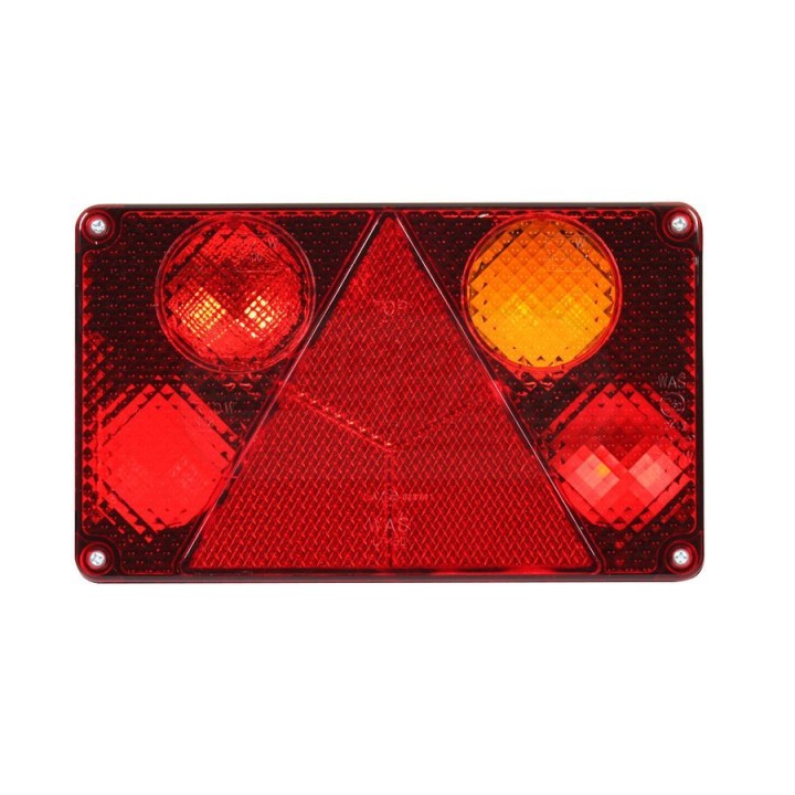 Lampa zespolona tylna prawa, 12V-24V 115A, W21P WAŚ