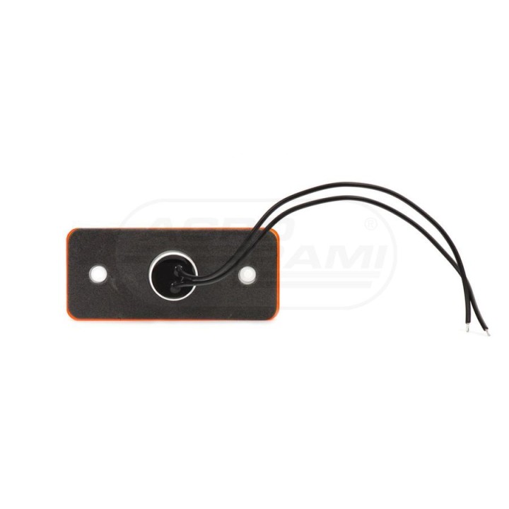 Lampa zespolona pozycyjna boczna, 12V-24V + przewody 22cm LgY-S 0,75mm2, diody 101P, W17D WAŚ