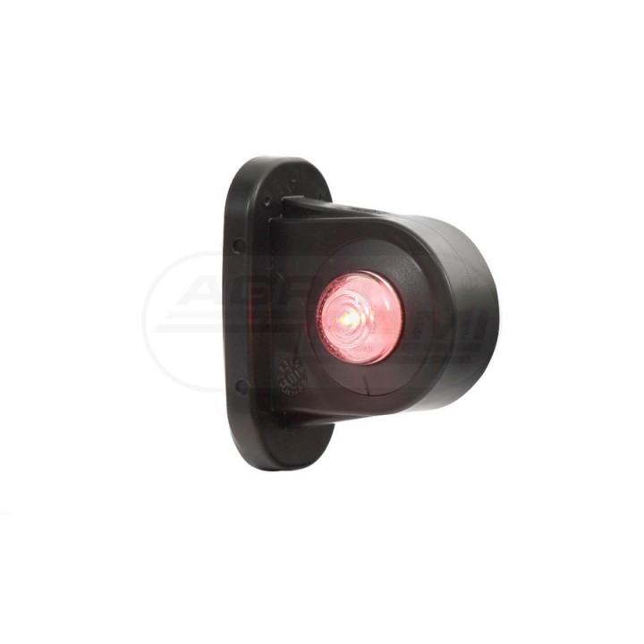 Lampa zespolona obrysowa przednio-tylna prawa, 12V-24V + przewody 33cm LgY-S 0,75mm2, diody 137P, W21.4 WAŚ