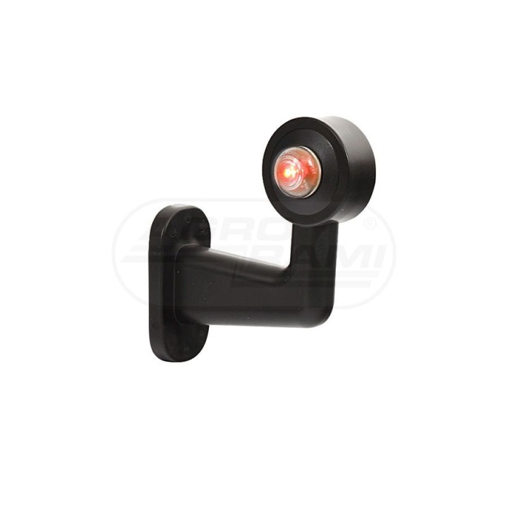 Lampa zespolona obrysowa przednio-tylna prawa, 12V-24V + przewody 23cm LgY-S 0,75mm2, diody 135P, W21.2 WAŚ