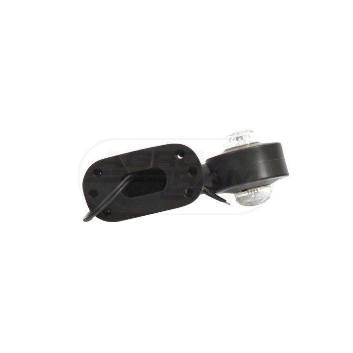 Lampa zespolona obrysowa przednio-tylna prawa, 12V-24V + przewody 23cm LgY-S 0,75mm2, diody 135P, W21.2 WAŚ