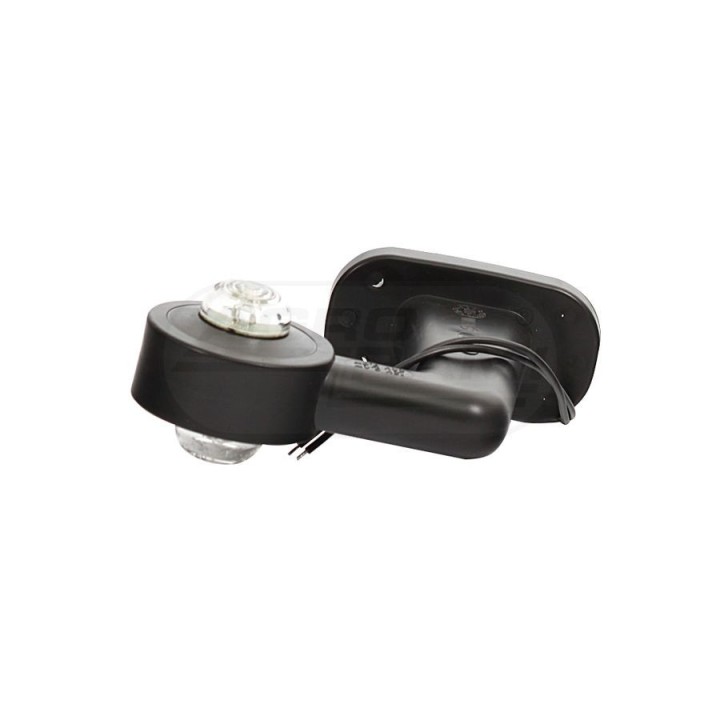 Lampa zespolona obrysowa przednio-tylna prawa, 12V-24V + przewody 23cm LgY-S 0,75mm2, diody 135P, W21.2 WAŚ