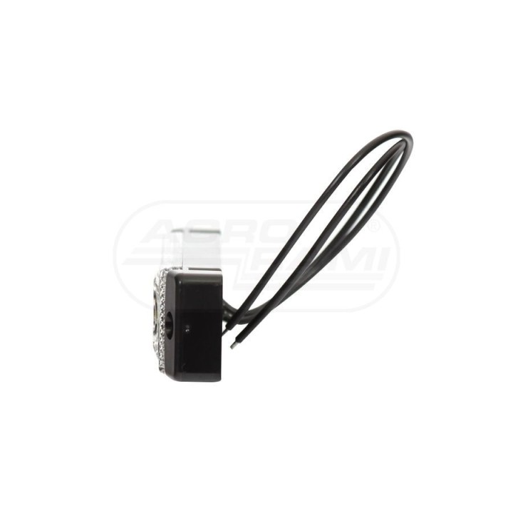 Lampa zespolona obrysowa przednia, 12V-24V + przewody 21cm LgY-S 0,75mm2, diody 222, W45 WAŚ