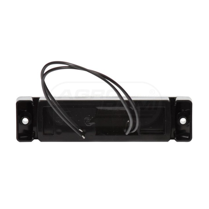 Lampa zespolona obrysowa przednia, 12V-24V + przewody 21cm LgY-S 0,75mm2, diody 222, W45 WAŚ