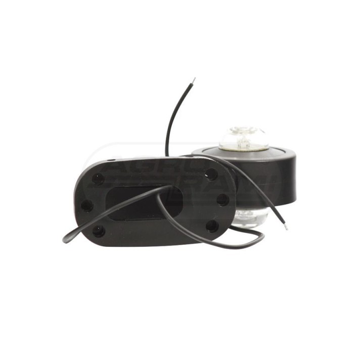 Lampa zespolona obrysowa przednio-tylna prawa, 12V-24V + przewody 29cm LgY-S 0,75mm2, diody 140P, W21.7 WAŚ