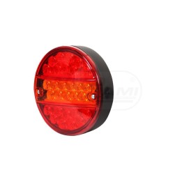 Lampa zespolona tylna, 12V-24V + przewody 200cm YLY-S 4x0,75mm2, diody 288, W19D WAŚ
