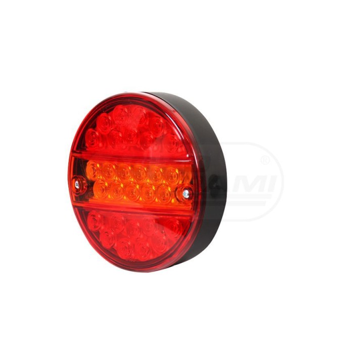 Lampa zespolona tylna, 12V-24V + przewody 200cm YLY-S 4x0,75mm2, diody 288, W19D WAŚ
