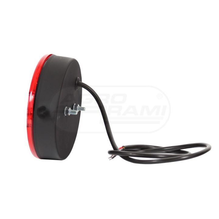 Lampa zespolona tylna, 12V-24V + przewody 200cm YLY-S 4x0,75mm2, diody 288, W19D WAŚ
