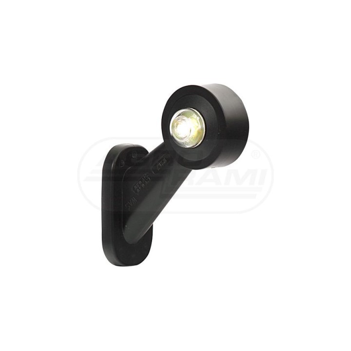 Lampa zespolona obrysowa przednio-tylna lewa, 12V-24V + przewody 29cm LgY-S 0,75mm2, diody 140L, W21.7 WAŚ