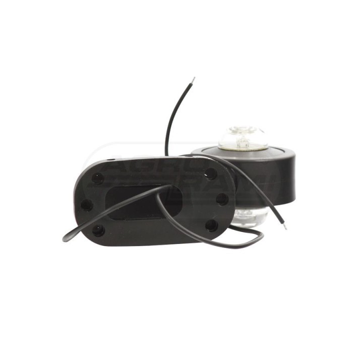 Lampa zespolona obrysowa przednio-tylna lewa, 12V-24V + przewody 29cm LgY-S 0,75mm2, diody 140L, W21.7 WAŚ
