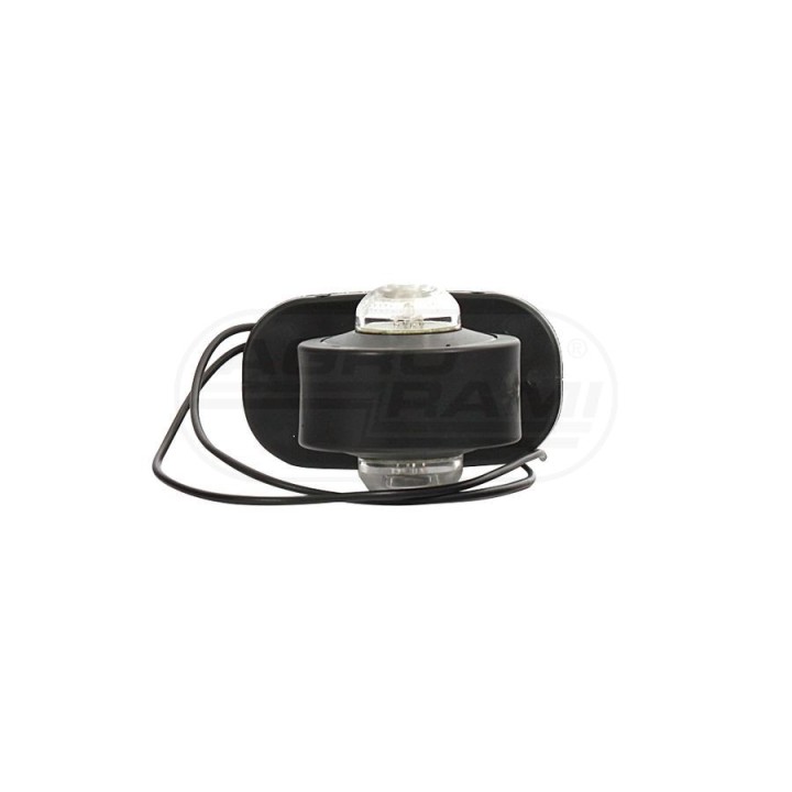 Lampa zespolona obrysowa przednio-tylna lewa, 12V-24V + przewody 32cm LgY-S 0,75mm2, diody 134L, W21.1 WAŚ