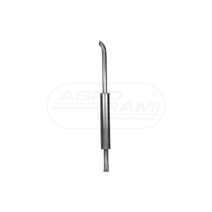 Tłumik wyd.MF3  długi 1460 mm wygięty wylot INOX 1661930M1 , 95245 STAL NIERDZEWNA POWER SILENCER