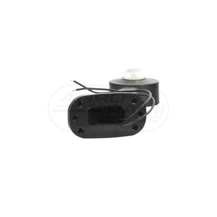 Lampa zespolona obrysowa przednio-tylna prawa, 12V-24V + przewody 21cm LgY-S 0,75mm2, diody 136P, W21.3 WAŚ