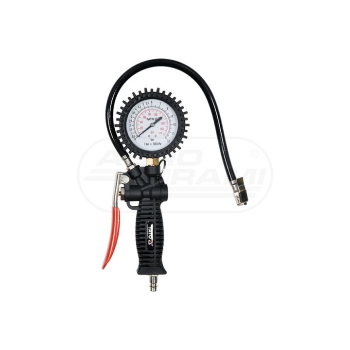 Pistolet do pompowania z manometrem YT23703
