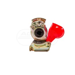 Złącze pnematyczne czerwone M22X1,5 70/7633-5 MIĘKIE  AUTOMAT.