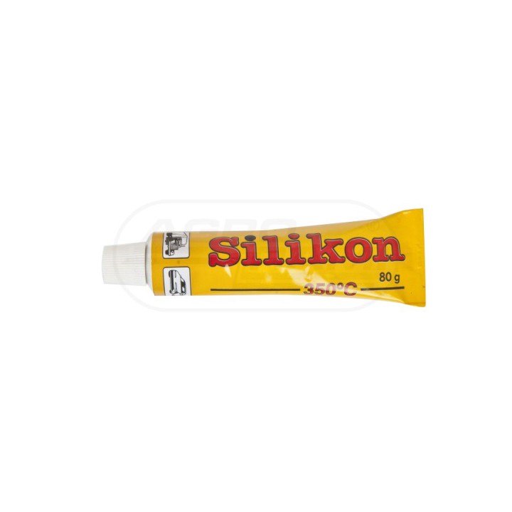 Silikon wysokotemperaturowy czerwony 80 ml.