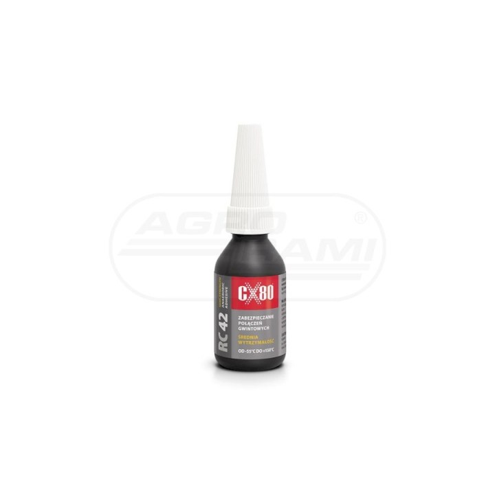 Klej wysokotemperaturowy niebieski (średniowytrzymały) CX80 10 ml RC 42 10ml.