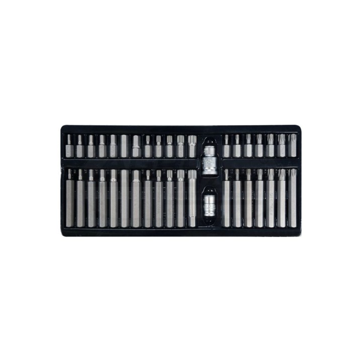 Zestaw końcówki wkrętakowe HEX, TORX, SPLINE YATO 40 elementów BIT-40 YT0400