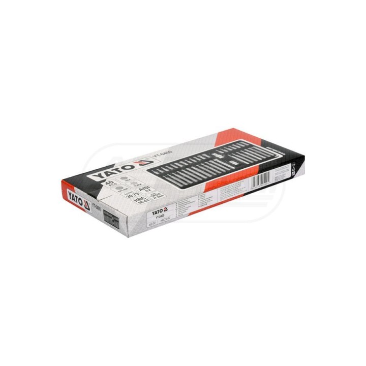 Zestaw końcówki wkrętakowe HEX, TORX, SPLINE YATO 40 elementów BIT-40 YT0400