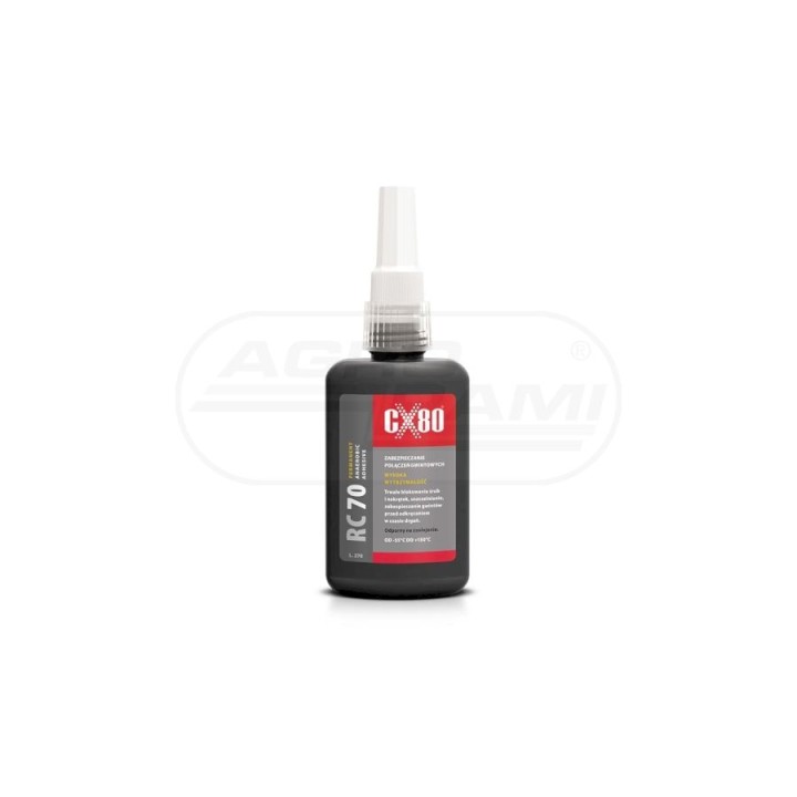 Klej wysokotemperaturowy zielony (niskowytrzymały) CX80 50 ml RC 70 50ml.