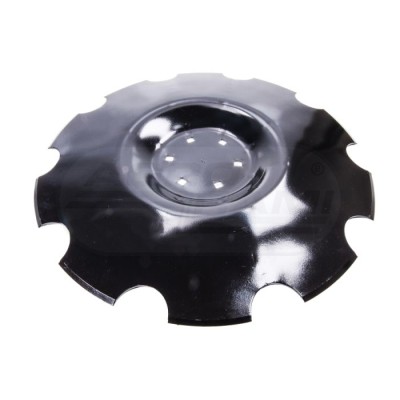 Talerz uzębiony 560x4mm, 6-otw-fi13, fi piasty 122mm-10 zębów z wpustem pod piastę