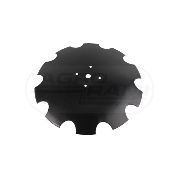 Talerz uzębiony 560x4mm, 4-otw-fi13, fi piasty 115mm-10zębów