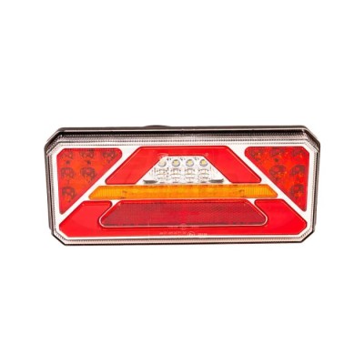 Lampa tylna lewa z trójk.6 fukc.LED 12-24V