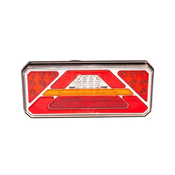 Lampa tylna lewa z trójk.6 fukc.LED 12-24V