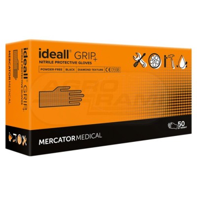 Rękawiczki NITRILE  GRIP+XL - paczka 50 sztuk