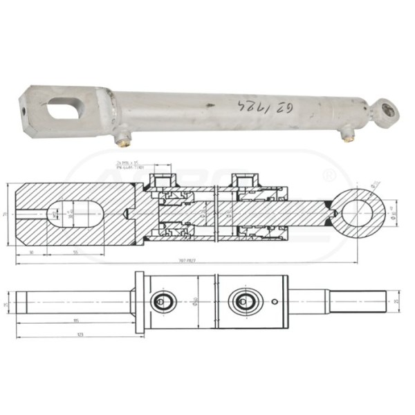 Cylinder hydrauliczny CJ-S121-9-5028420