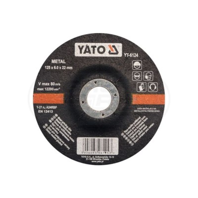 Tarcza do szlifowania  metalu 125x6,0