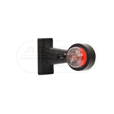 Lampa zespolona obrysowa przednio-tylna, 12V-24V + przewody 11cm LgY-S 0,75mm2