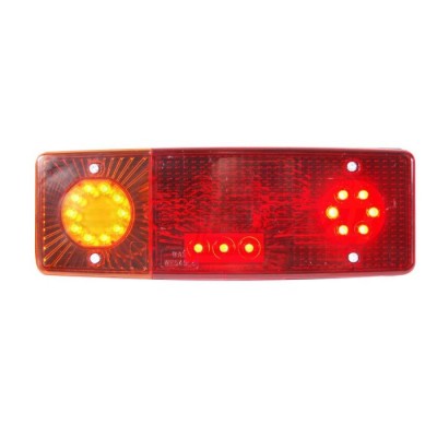 Lampa zespolona tylna lewa, 12V-24V + przewody 200cm YLY-S 4x0,75mm2, diody