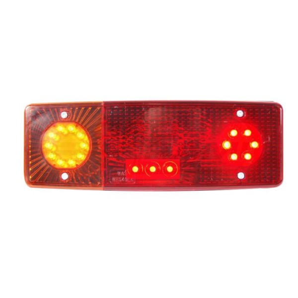 Lampa zespolona tylna lewa, 12V-24V + przewody 200cm YLY-S 4x0,75mm2, diody