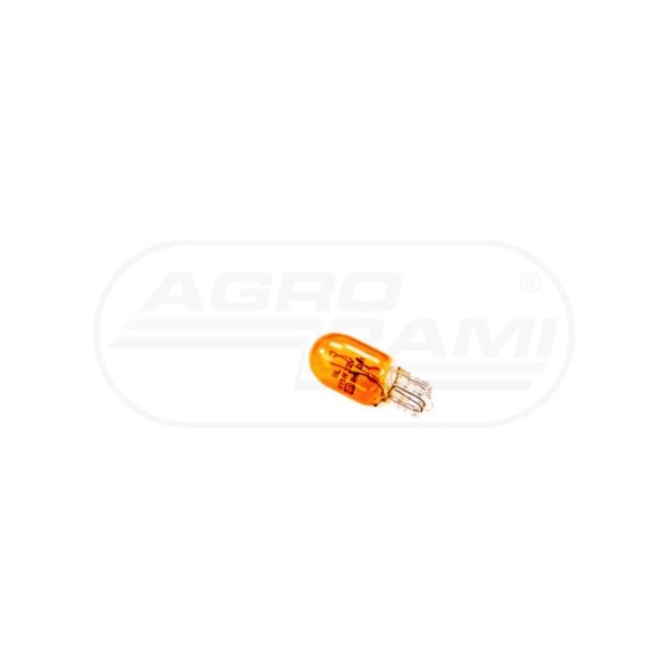 Żarówka całoszklana pomarańczowa 12V 5W WY5W 176313000
