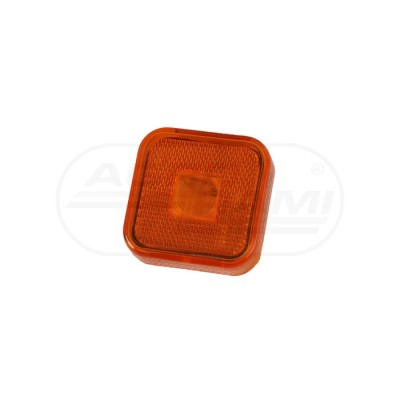 Klosz lampy obrysowej kwadratowej żółty (129F5)