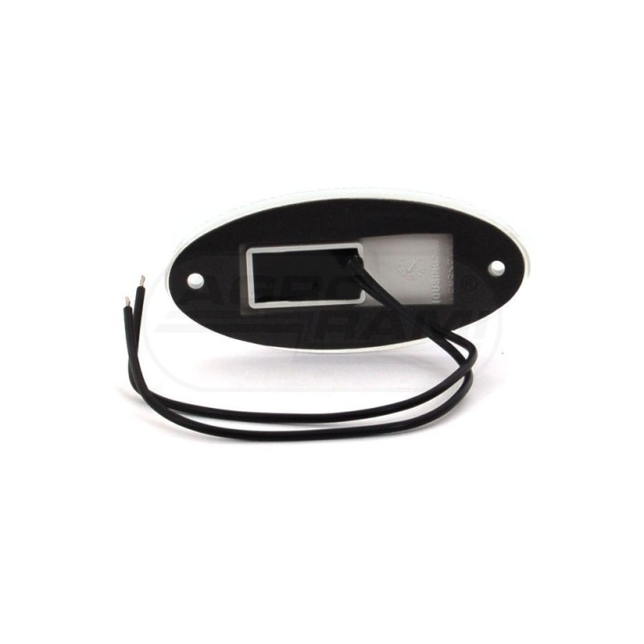 Lampa zespolona obrysowa przednia, 12V-24V + przewody 22cm LgY-S 0,75mm2, diody 309P, W65 WAŚ